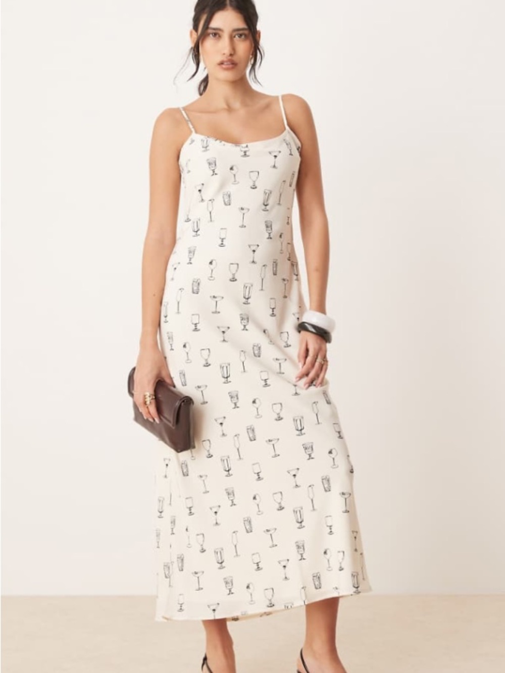 Abercrombie and Fitch wine print maxi dress size xl petite